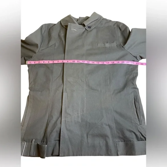 Fremont Apparel Co Los Angeles Vintage Gray Moody Utility Jacket Women’s Size L - Picture 7 of 10